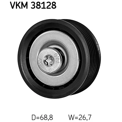 Imagen de SKF VKM 38128 Rodillo Guia MERCEDES BENZ: Sprinter 3.5 T Furgón, Vito Mixto, Bus