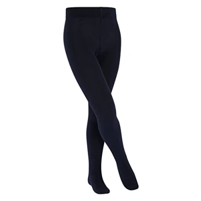 Imagen de ESPRIT Foot Logo K TI algodón gruesa unicolor 1 pieza, Pantimedias Unisex niños, Azul (Marine 6120), 134 146
