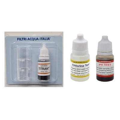 Imagen de Titrant Kit de análisis la dureza del agua para medir cal con prueba pH y cloro