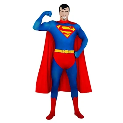 Imagen de Rubbies Disfraz de Superman para hombre, talla M (I 880520M)