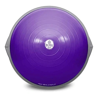 Imagen de BOSU 72 10850 Home Gym Equipment The Original Balance Trainer Entrenador de equilibrio (65 cm diámetro), color morado y gris