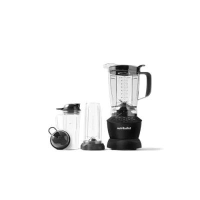 Imagen de nutribullet Blender Combo, batidora, batidora multifuncional de vaso, 1200 W potencia, jarra 1,8 L capacidad, sin BPA, NBF500DG