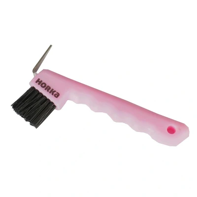 Imagen de horka RASCADOR DE CASCOS CON CEPILLO One Size Rosado