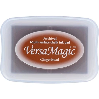 Imagen de Tsukineko Versamagic Ink Pads tizas para Tacos de Billar Finish Almohadilla Tinta, Jengibre, Marrón, Talla única