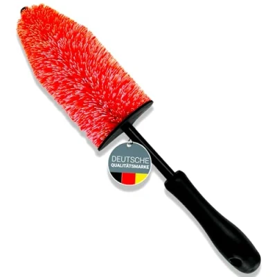 Imagen de Glart 44FB cepillo para llantas de coche: compatible con aluminio y acero. preparación ideal el brillo neumáticos sellado llantas.