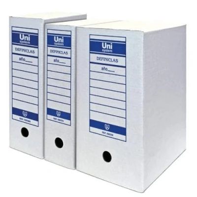 Imagen de Unisystem 96570 Definiclas Archivo Definitivo Carton Folio, 50U