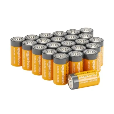 Imagen de Amazon Basics alkaline pilas de tipo C gama Everyday, Paquete 24