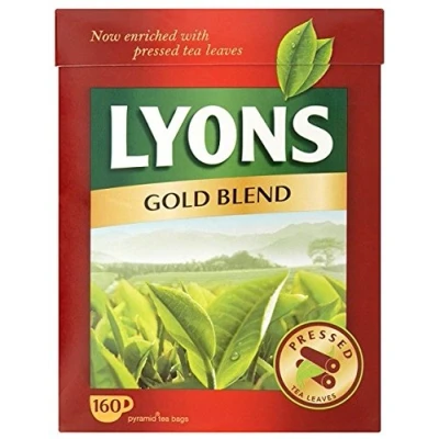 Imagen de Lyon&#039;s Gold Blend Tea bags 160 Pyramid teabags by