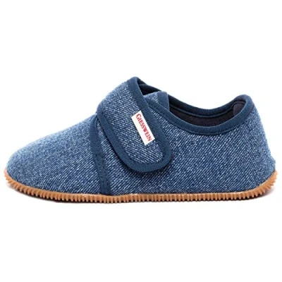 Imagen de Giesswein Türnberg, Zapatillas Algodón Unisex niños, Azul Jeans, 36 EU