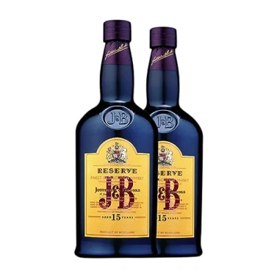 Imagen de Whisky Blended JB Reserva 15 Años 70 cl (Caja de 2 Botellas cl)