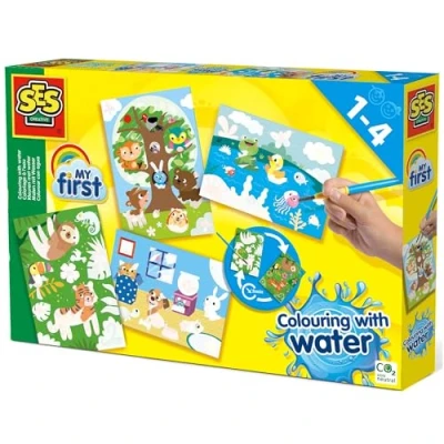 Imagen de SES Creative Colorear con agua Animales escondidos