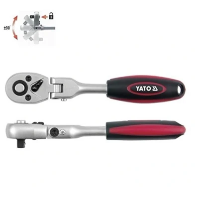 Imagen de YATO YT 0327 Chicharra reversible 72 12,5 (1/2&quot;) 290 Acero cromo vanadio