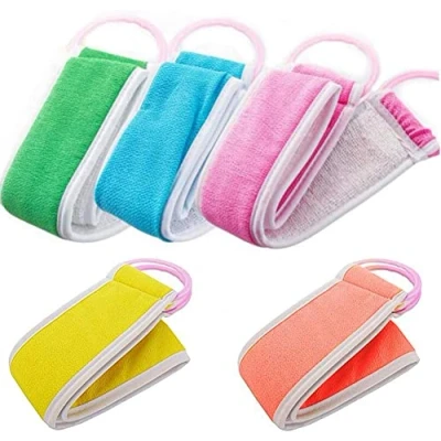 Imagen de 3 esponjas exfoliantes de lufa para la ducha, doble cara, ducha