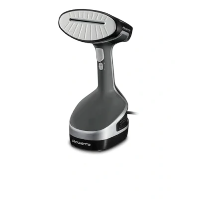 Imagen de Rowenta Access Steam+ DR8150 Cepillo de vapor, plancha vertical 1600 W, depósito 190 ml, elimina arrugas, olores y desinfecta, accesorio prendas delicadas gruesas, cable 3 m, Gris / Negro