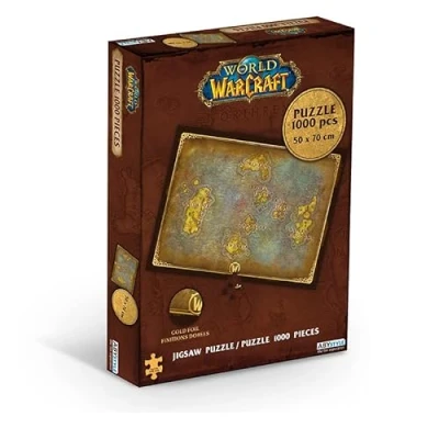 Imagen de ABYstyle World of Warcraft Puzzle (1000 Piezas), diseño de Mapa Azeroth
