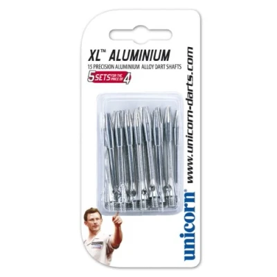 Imagen de Unicorn XL Juego de cañas dardo (Aluminio) Plata Talla:Mediano