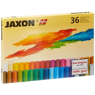 Imagen de Honsell Art Products 47436 Jaxon Caja de 36 ceras al óleo [Importado Alemania] , color/modelo surtido
