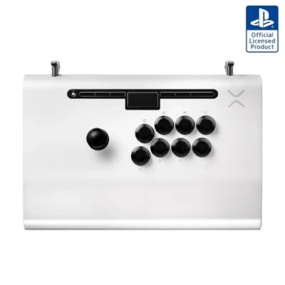 Imagen de Gamepad PDP Pro FS, Panel de mandos tipo máquina recreativa, Aluminio, Para PC, PlayStation 4 y 5, Con joystick, Blanco