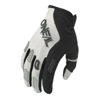 Imagen de O&#039;Neal Guantes Bicicleta y Motocross MX MTB FR Descenso Ajuste para máximo Confort, Material Transpirable Element Glove RACEWEAR V.24 Adulto Negro Gris Talla M