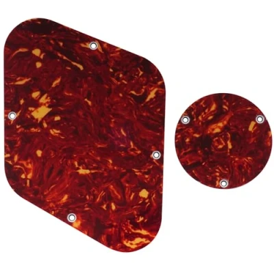 Imagen de Musiclily Set de LP Placa Trasera y Interruptor Palanca para Guitarra USA Les Paul,4 capas VintageTortoise