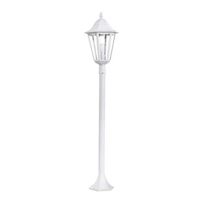 Imagen de Eglo NAVEDO Alumbrado de sobremuro/pie para exterior Blanco E27 (Alumbrado exterior, Blanco, Aluminio, Vidrio, IP44, Entrada, Jardín, Patio, Transparente)
