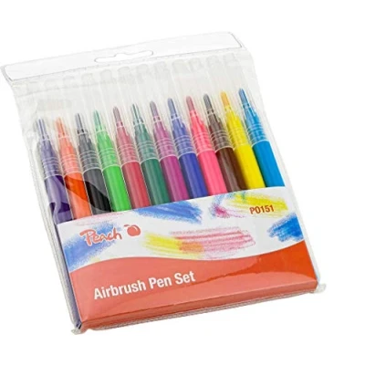 Imagen de Peach Kit de recarga para bolígrafo eléctrico aerógrafo 12 colores PO151