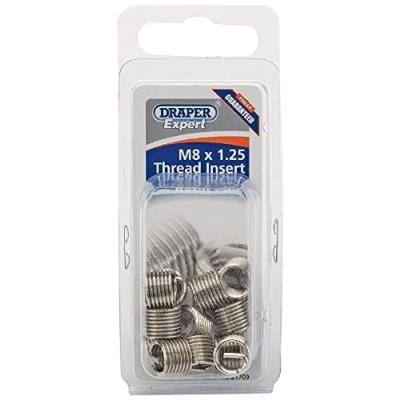 Imagen de Draper 21709 Expert M8 X 1.25 Metric Thread Insert Refill Pack (12)