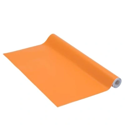 Imagen de Venilia Lámina adhesiva, Mate Naranja Albaricoque, 67,5cm x 2m, Espesor 160μ, Vinilo autoadhesivo para muebles o cocina, decorativas papel pintado pared, PVC sin ftalatos, Fabricado en UE