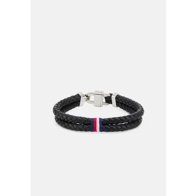 Imagen de Tommy Hilfiger Pulsera black/silvercoloured, Hombre, Talla: One Size, Black/silver coloured