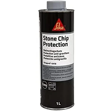 Imagen de Sikagard 6470, Gris, Revestimiento anticorrosión pulverizable, Protección antigravilla de los vehículos para zócalos, aletas y huecos, 1L