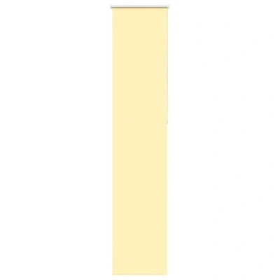 Imagen de vidaXL Estor Enrollable Opaco Amarillo 50x230 cm Tela Ancho 45,7 cm, día y Noche, de Cocina, Enrollable,