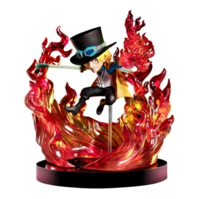 Imagen de Banpresto Figura de Acción Sabo One Piece, World Collectable Special 5 (Including Effect 11 cm), BP89729P Multicolor, Coleccionable, optimo para los fanaticos del Anime