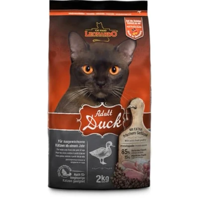 Imagen de Leonardo Adult Duck [2 kg] Alimento para Gatos seco Completo Adultos de Todas Las Razas a Partir 1 año