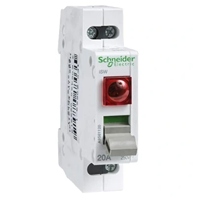 Imagen de Schneider Electric A9S61220 Interruptor con Piloto 2P 20A, 250V
