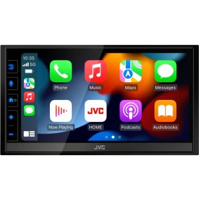 Imagen de JVC KW M785DBW Receptor Multimedia AV de 17,3 cm (6,8&quot;) con CarPlay y Android Auto inalámbricos (4x50W, Dab+/FM, Bluetooth, 3 pre Salidas 2,5V, USB, Control iPod/iPhone)