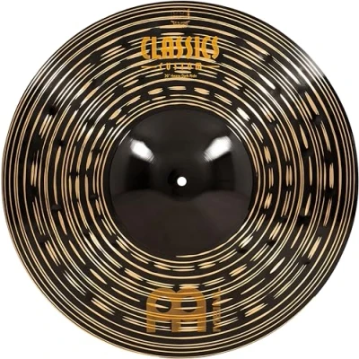 Imagen de Meinl Cymbals Classics Custom Dark Plato Ride Heavy de 20 pulgadas (50,80cm) Platillos Batería Bronce B12, Acabado Oscuro (CC20HDAR)