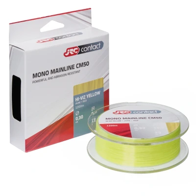 Imagen de JRC Contact CM50 Nylon Línea para Pesca Hi Viz Yellow 1200m 0.30mm (8kg) Monofilamento
