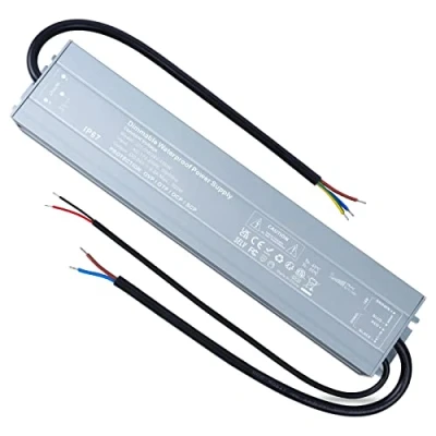 Imagen de REYLAX Imperméable Fuente de Alimentacion LED 24V 100W Regulable, Transformador 220V a 4.17A, IP67 Exterior Driver para Voltaje Constante, Controlador Bajo Tiras