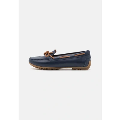 Imagen de Geox D Kosmopolis + Grip, Mocasin Mujer, Navy Camel, 36 EU