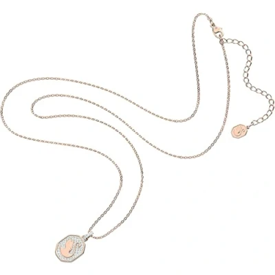 Imagen de Swarovski Collar Signum para Mujer, con Colgante de Medalla, Baño Tono Oro Rosa, Colección