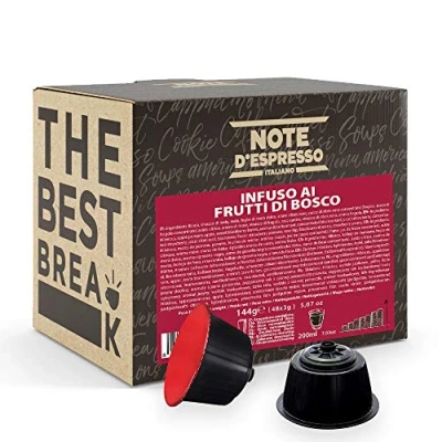 Imagen de Note d&#039;Espresso Tisana de Frutas del Bosque Cápsulas compatibles con Cafeteras NESCAFE&#039;* DOLCE GUSTO* 48 caps