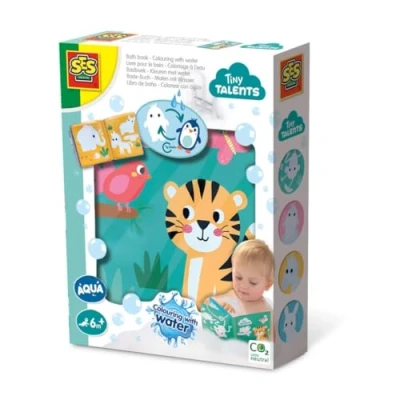 Imagen de SES Creative Libro de baño Colorear con Agua, Multicolor, Talla única (13056)