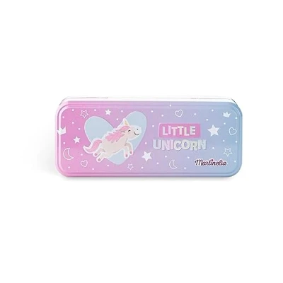 Imagen de Estuche Belleza en Lata 3 Pisos Martinelia Little Unicorn. 22x9x4 cm