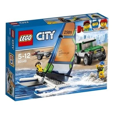 Imagen de LEGO City 4x4 con catamarán (60149)