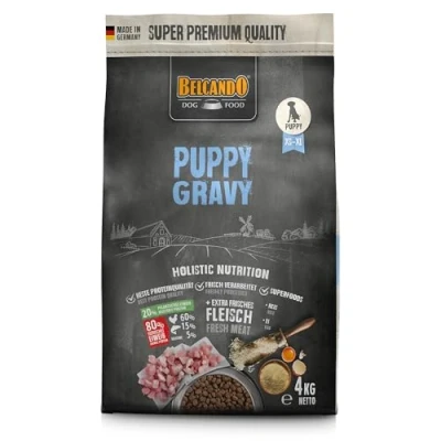 Imagen de Belcando Puppy Gravy [4 kg] Alimento Completo para Perros Comida Seca Cachorros de Todas Las Razas hasta 4 Meses Edad