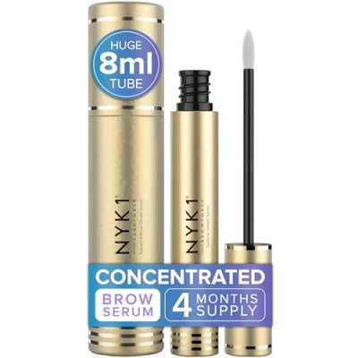 Imagen de INCREÍBLE Serum Cejas Crecimiento (Tamaño XL 8ml) NYK1 Browforce Para CRECE MÁS GRUESAS NATURALES Pestañas E Más Llenas