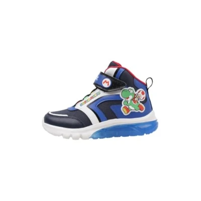 Imagen de Geox Super Mario Ciberdron BOY Light UP Botines para niños, Talla: 37, Navy/royal Zapatos