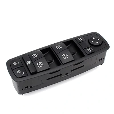 Imagen de GEEANDLY Interruptores de botón Mando Elevalunas del conductor A1698206610 Compatible con Clase A W169 B W245 ML R X164 W164 W251
