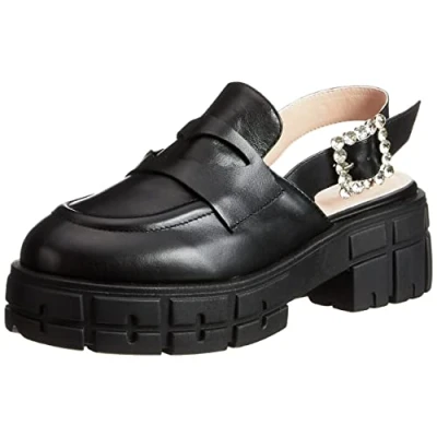 Imagen de L37 HANDMADE SHOES Más que esto, Sandalia Mujer, Negro, 37 EU
