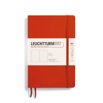 Imagen de LEUCHTTURM1917 370314 Libreta Paperback (B6+) 125 x 190 mm, Tapa Blanda, 123 páginas numeradas, Fox Red, Lisa